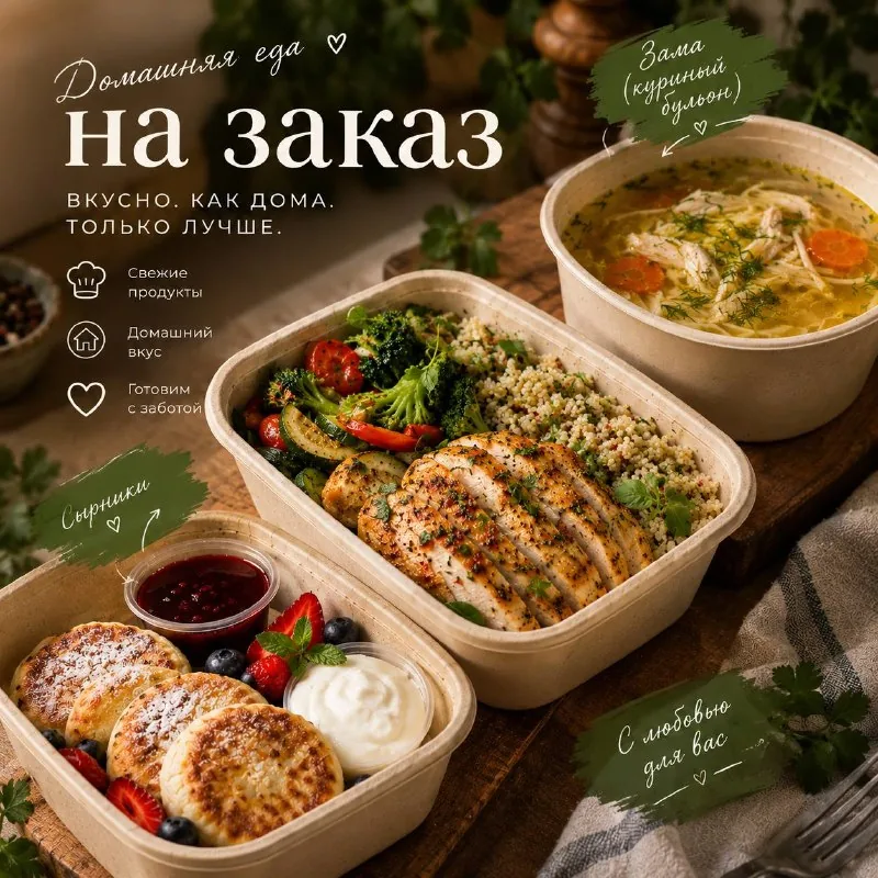 Домашняя еда на заказ