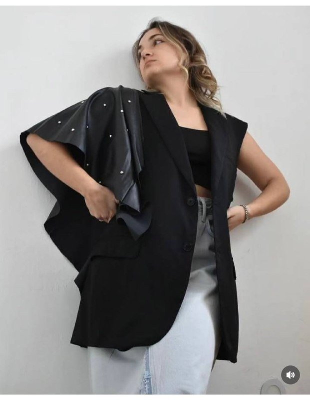 Юбка из натуральной кожи с сеткой, юбка из джинс и шерсти, жилетка Ermenegildo Zegna 3