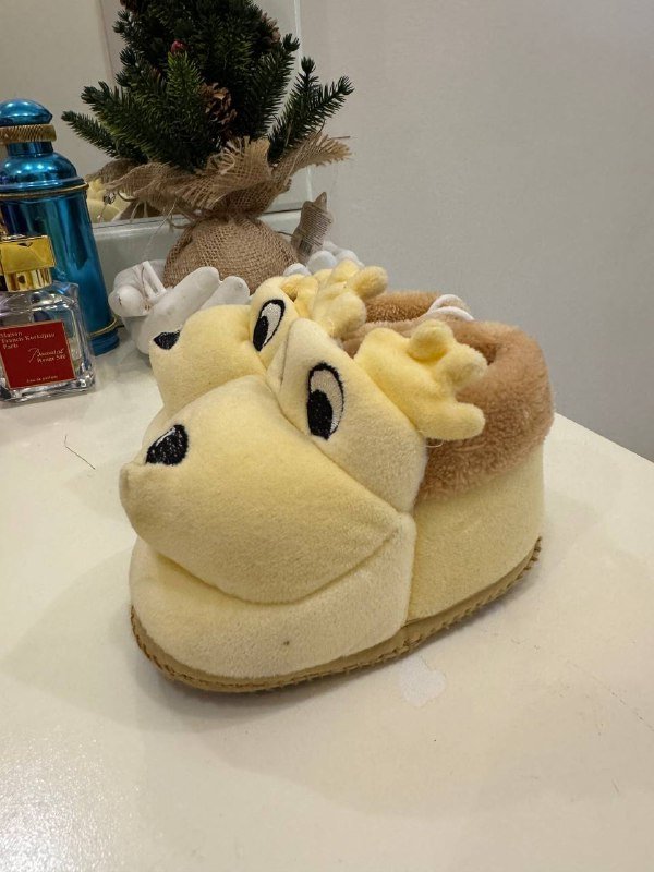 Домашние детские тапочки размер 19-20 2