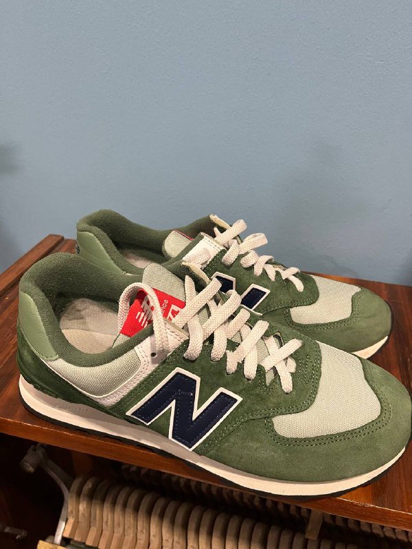 Кроссовки New Balance зелёные мужские 5