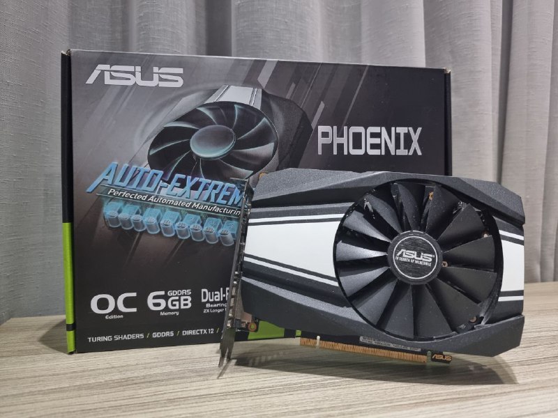 Видеокарта Asus Phoenix GTX 1660, Материнская плата ASUS Prime B460M-K, SSD Kingston 256GB