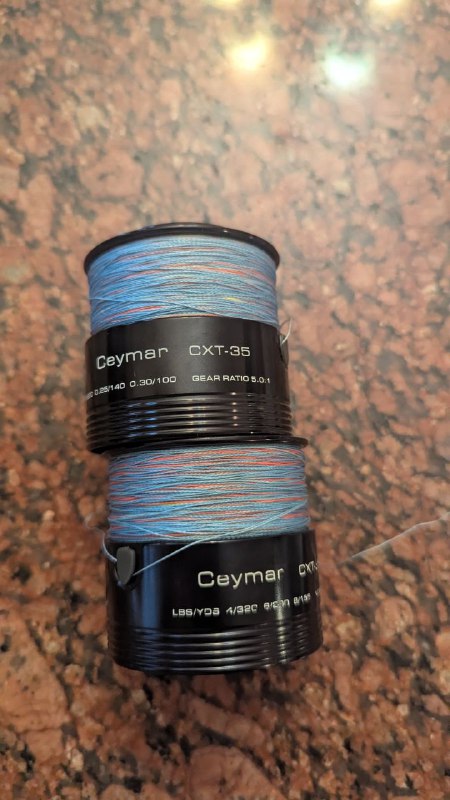 Катушки Okuma Ceymar CXT 35 с запасной шпулей, 2 комплекта 4