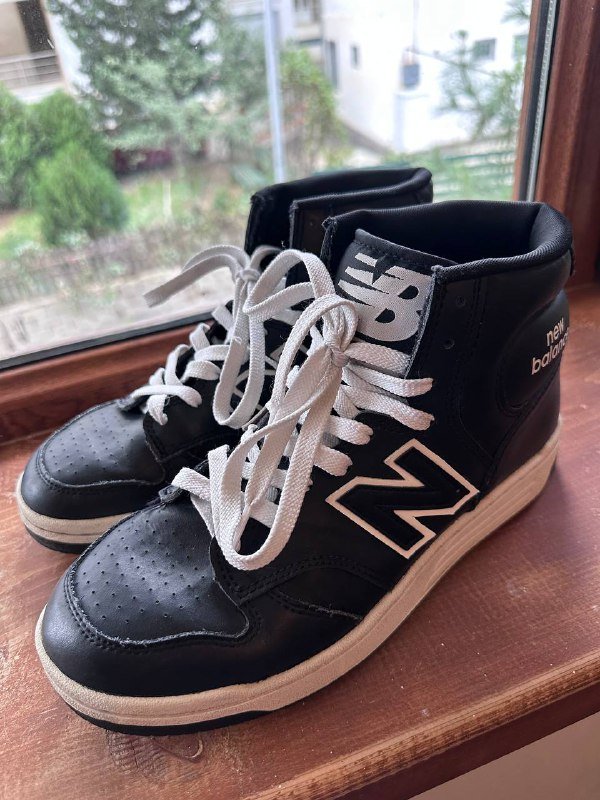 Ботинки New Balance, размер 41,5, кожа