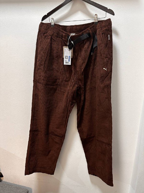 Брюки PUMA Mmq Corduroy Pants Brown размер XL 7