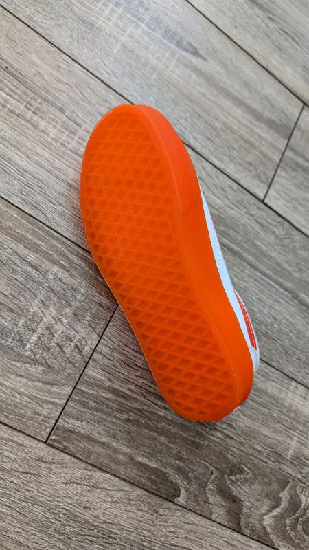 Кеды Vans новые бело-оранжевые 3
