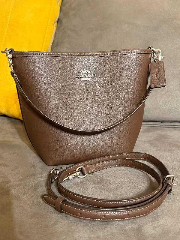 Сумка Coach оригинал коричневая 2