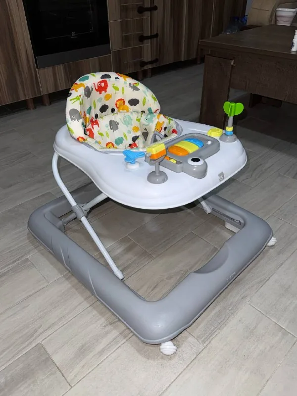 Детские ходунки Moni Baby Walker Zizzy Grey 1