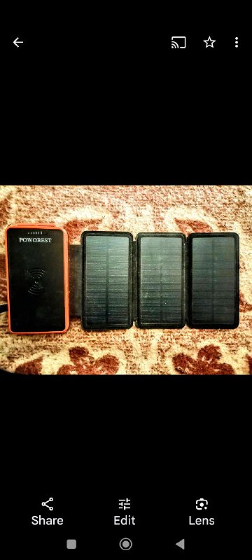 Solar Charger with 4 panels