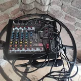 Mixer, microphone, 2 speakers 4