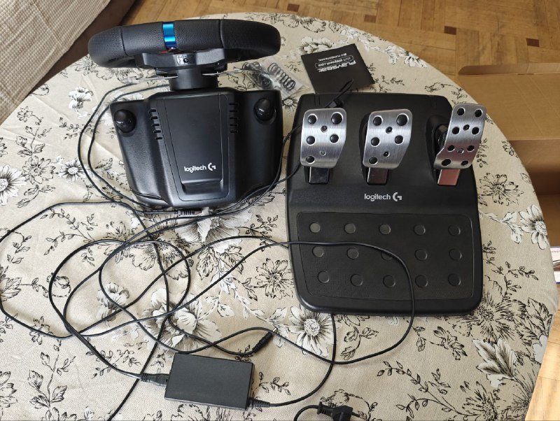 Руль и педали Logitech G29 для автосимуляторов 2