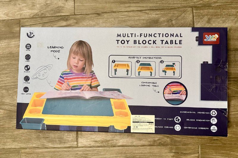 Детский мультифункциональный столик со стульчиком 2