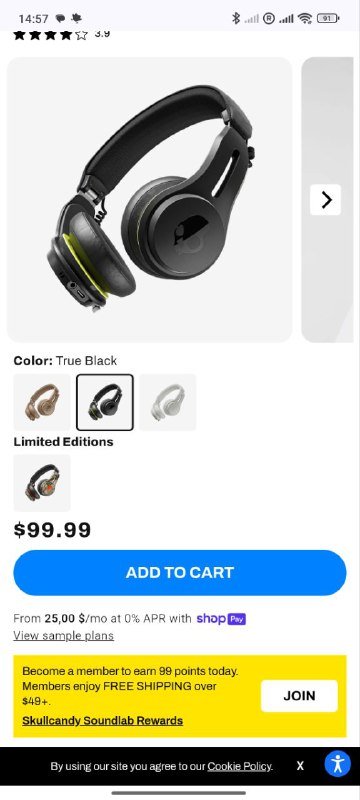 Беспроводные Bluetooth наушники Skullcandy ICON ANC 8