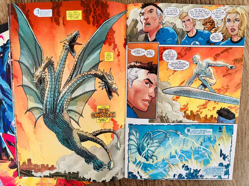 Комиксы Marvel Marvel Zero Fantastic Four Godzilla vs Fantastic Four Godzilla vs Spiderman 6