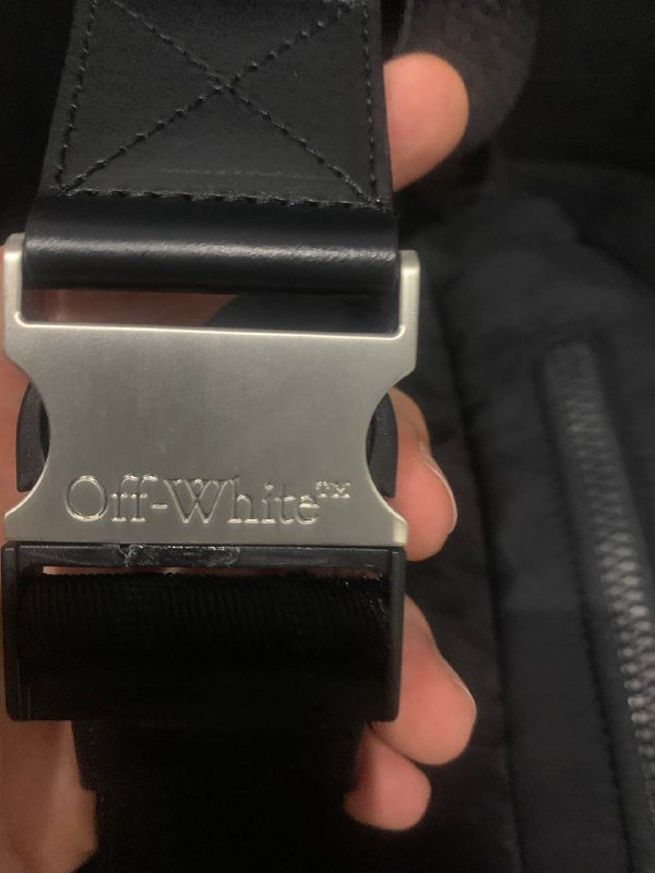 черная нейлоновая поясная сумка Off-White™ 2