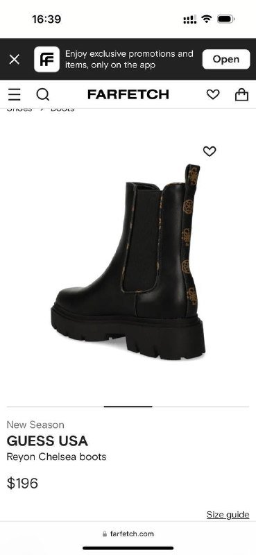 Сапоги GUESS, туфли Vagabond, 38 размер