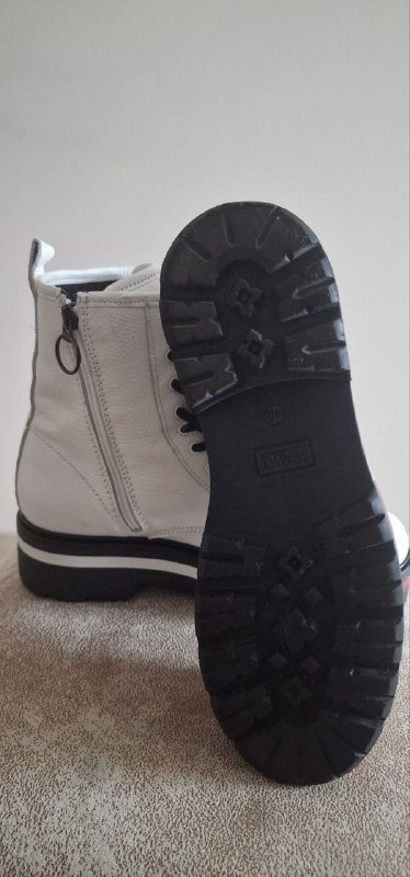 Ботинки Tommy Hilfiger Jeans мужские белые, размер 40 EUR 3