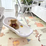 Детская ванночка, коврик, игрушки, молокоотсос, вещи для девочки 3
