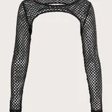 Топы SHEIN с рукавами и прорезями 6