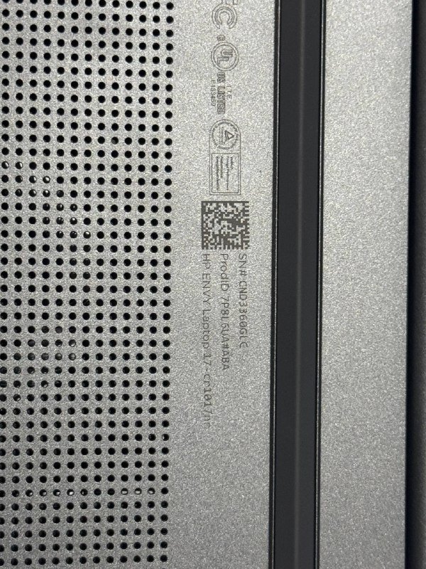 Ноутбук HP Envy 17-cr1017nr i7-13700H 16gb 512gb SSD 8