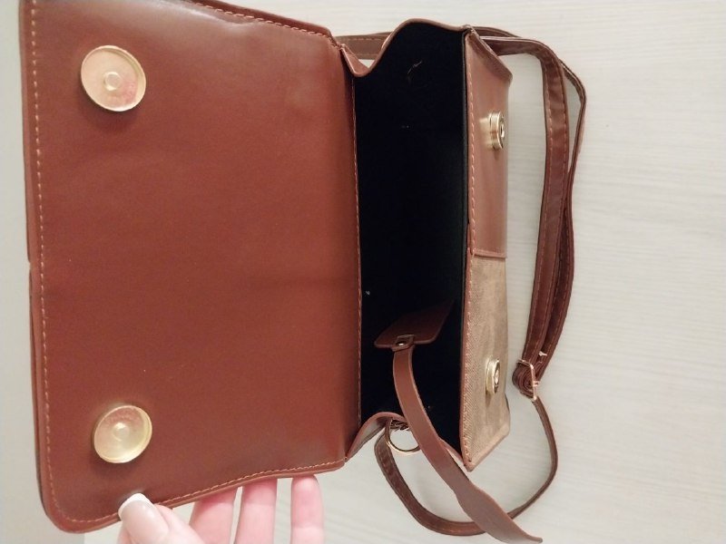 Новая сумка коричневая 19×6×13 2