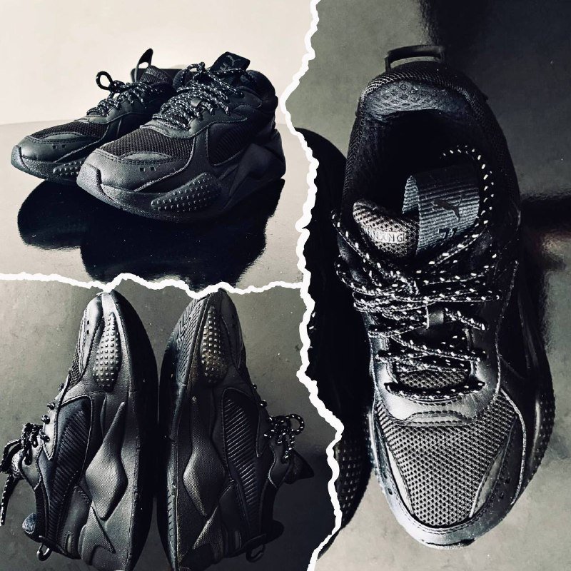 Кроссовки черные женские Puma RS-X оригинал размер 36