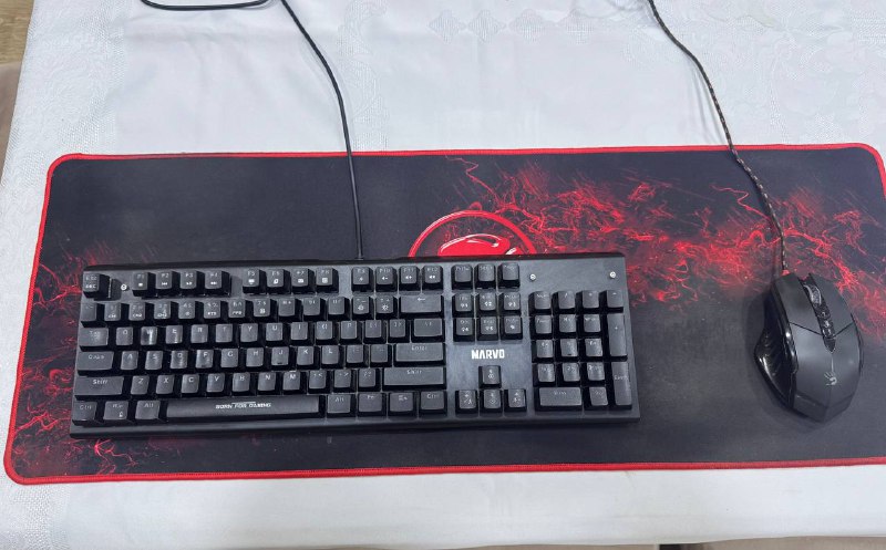 Видеокарта EVGA GeForce GTX 1660Ti 6GB, клавиатура Marvo, мышь A4tech Bloody V7, коврик 4