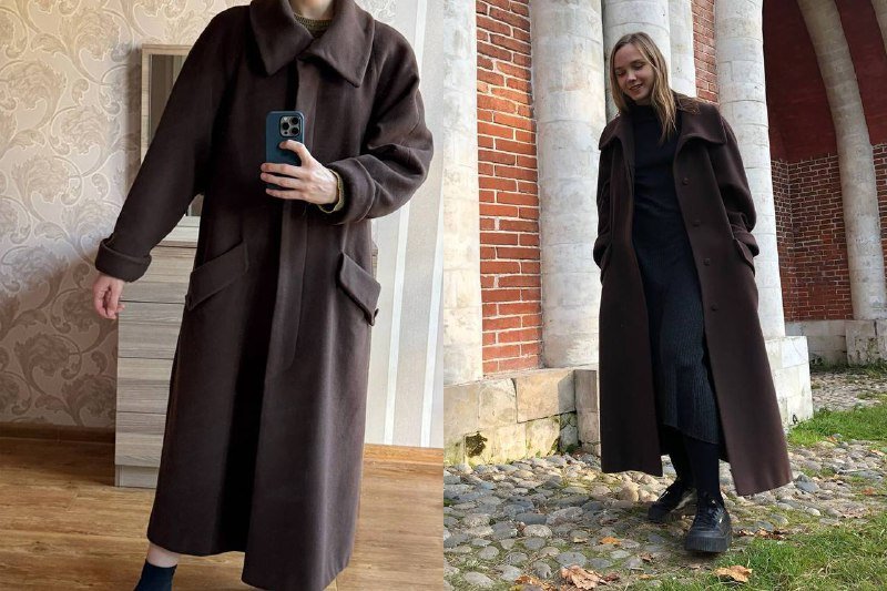 Зимняя куртка, пальто, кожаная жилетка, джинсы клёш 2