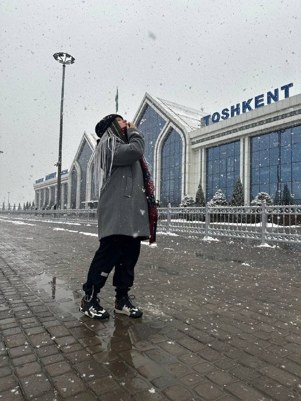 Женское серое пальто с капюшоном XL