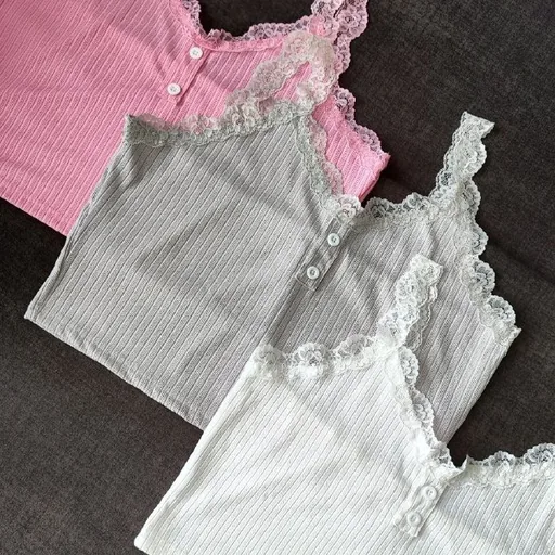 Женские кружевные crop tops
