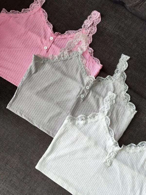 Женские кружевные crop tops 1