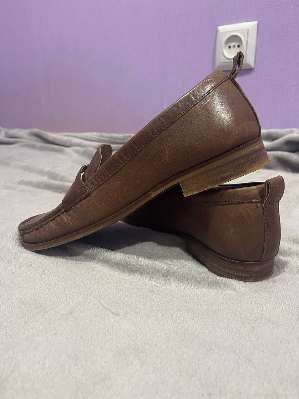 Лоферы Next натуральная кожа размер 38.5-39 2