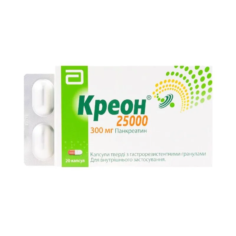 Креон 25000, 30 капсул