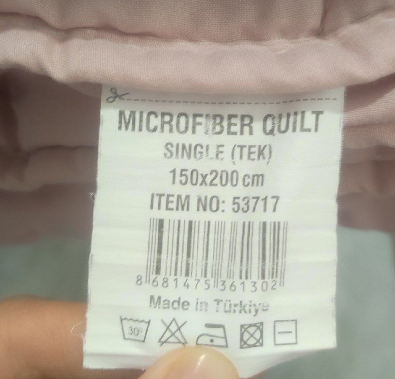Односпальное одеяло из микрофибры 150x200 см 3