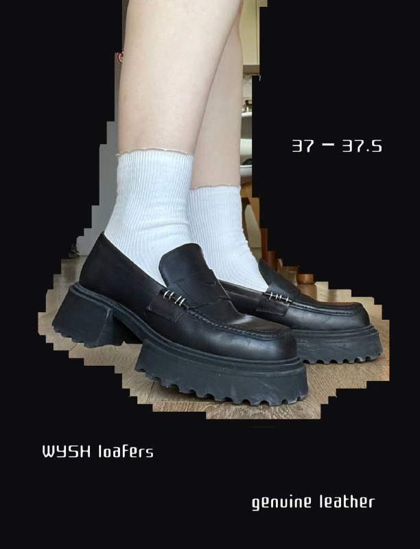 Лоферы на массивной подошве WYSH 37-37,5