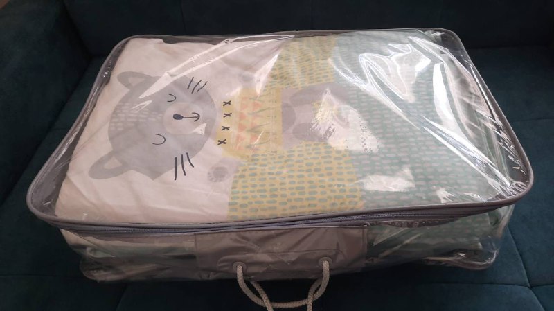 Bedding set 6 pcs, Blanket, Duvet cover, Pillow, Pillow cover, Bumber, Cover 2
