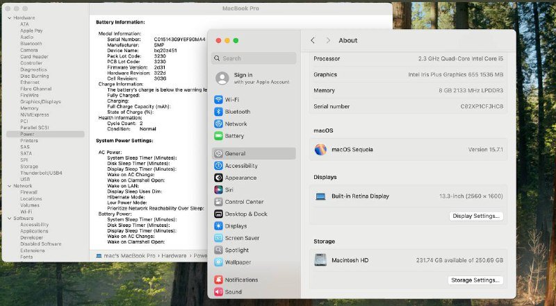 Macbook pro 2018 i5 8/256 GB 2
