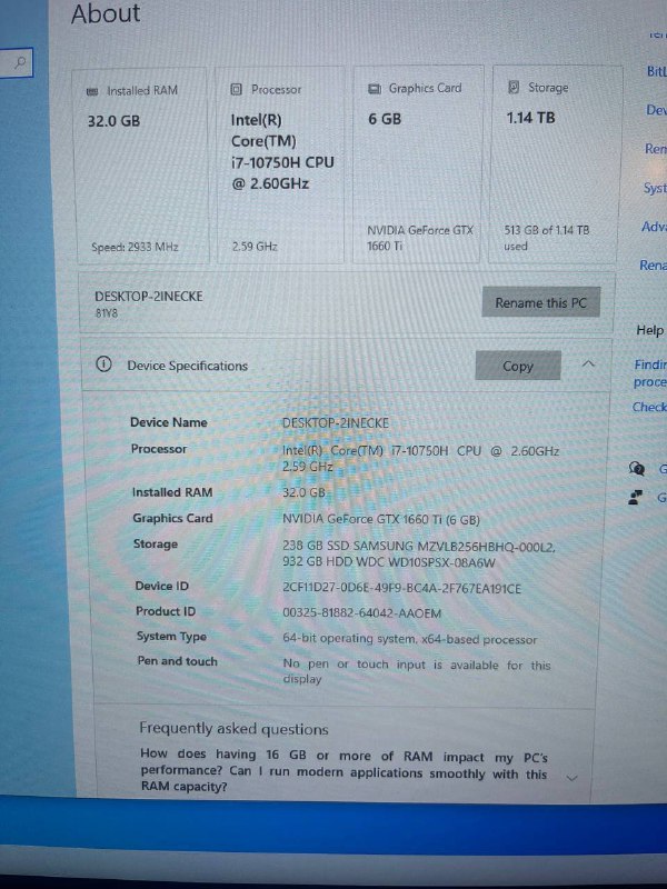 Lenovo Legion 17inch Laptop 4