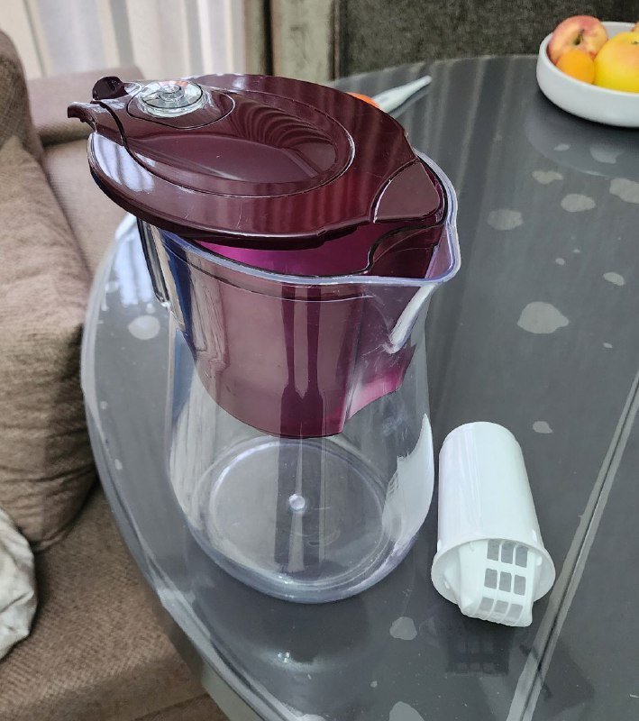 Ковш с крышкой, набор баночек, тарелки, кувшин и фильтр для воды 4