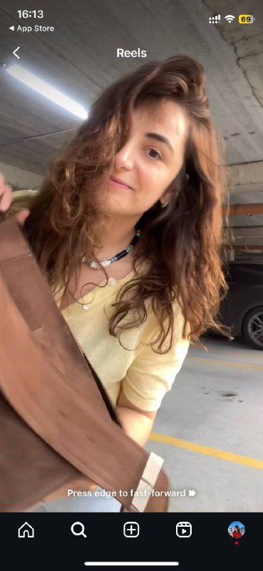 Замшевая сумка шоколадного цвета 6