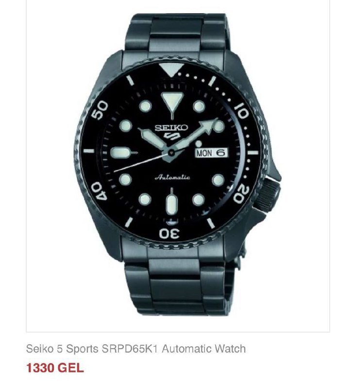 часы-дайверы Seiko 5 Sports SRPD65K1 2