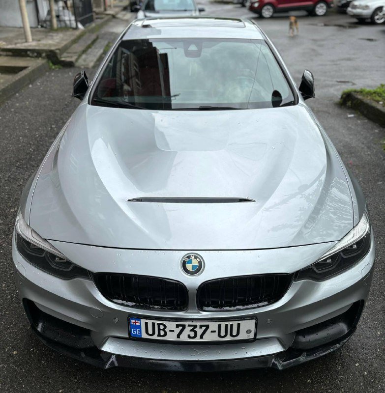 BMW 430i, белый, автомобиль 9