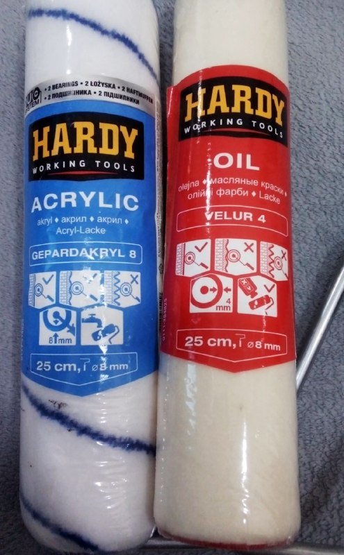 Малярные валики с держателями