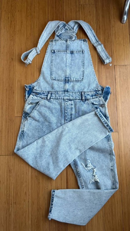 Мужской комбез Bershka denim из натурального джинса
