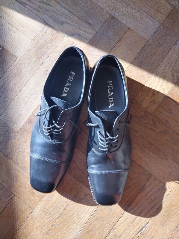 Мужские классические туфли Оксфорды PRADA 5