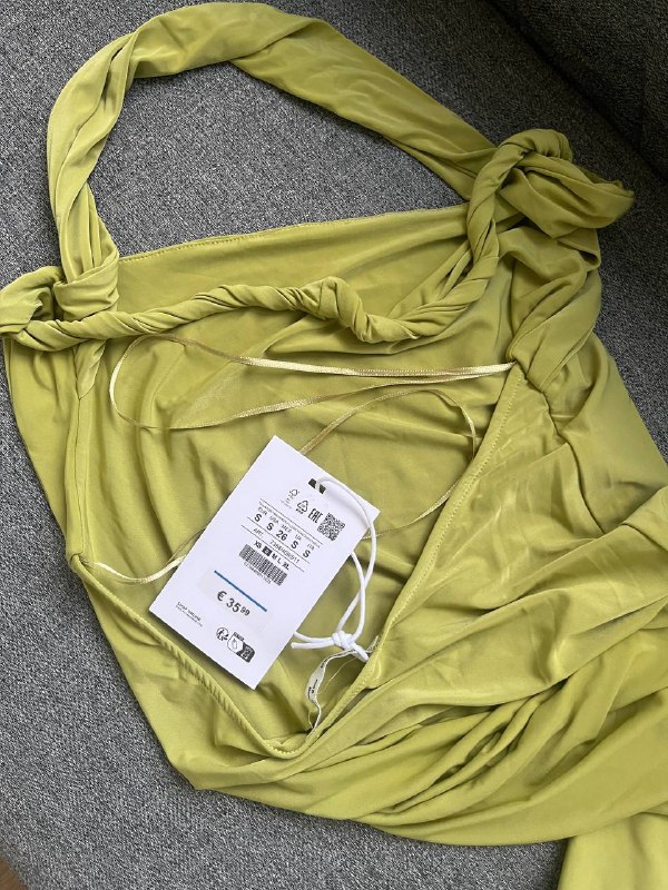 Платье зелёное, джинсы, брюки кремовые Pull&Bear 3