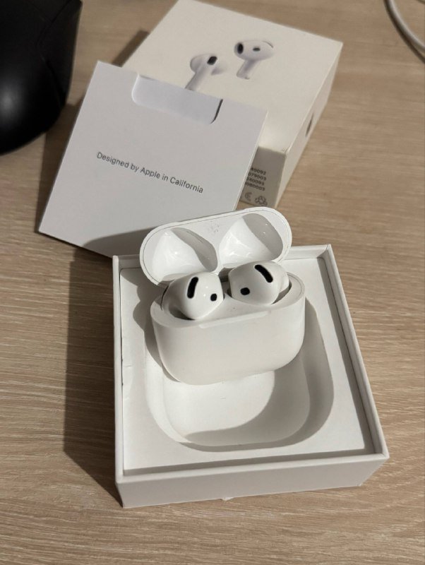 AirPods 4 (ANC) наушники, кейс, коробка