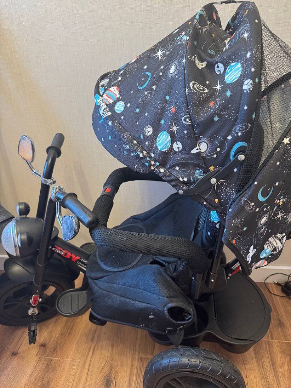 Детская коляска-велосипед