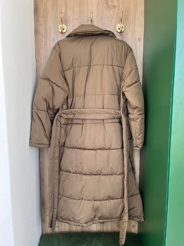 Пуховик Y.A.S с поясом, длинный, размер L/XL 6