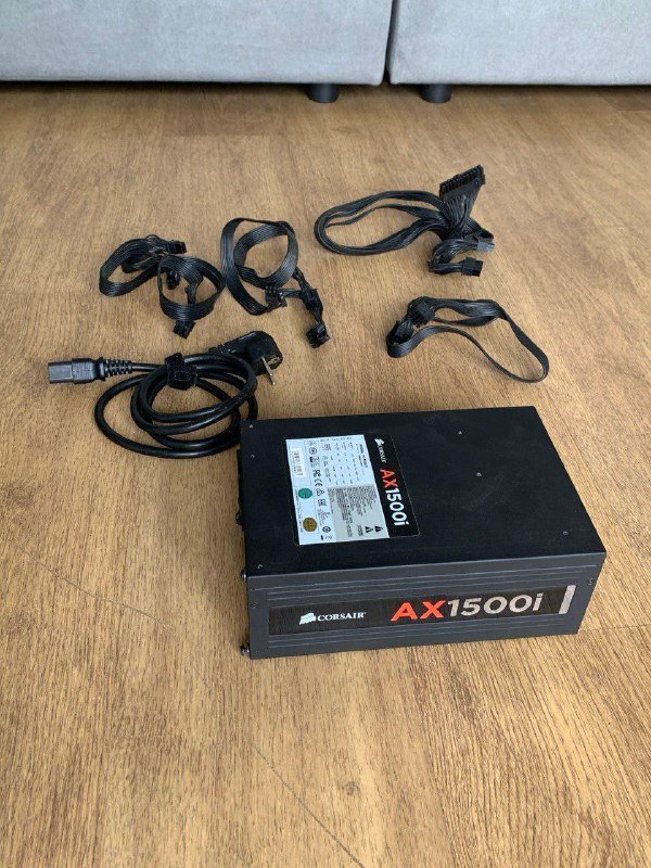 Блок питания CORSAIR AX1500i 1500W 80+ Titanium 5