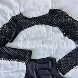 Топы SHEIN с рукавами и прорезями 3
